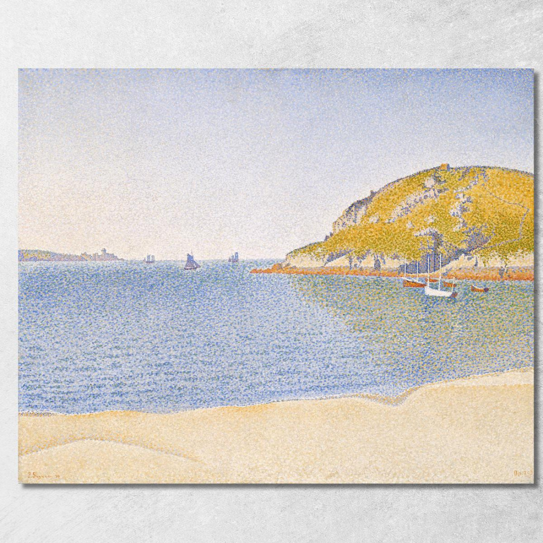 Porto Di Saint-Cast Paul Signac psn82 quadro stampato su tela Porto Di Saint-Cast Paul Signac psn82 quadro stampato su tela