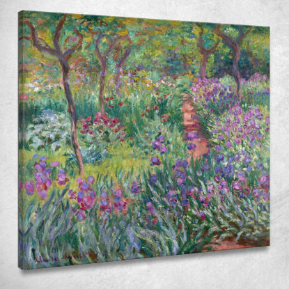 Il Giardino Dell'Artista A Giverny Claude Monet mnt317 quadro stampato su tela