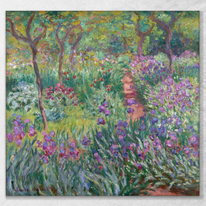 Il Giardino Dell'Artista A Giverny Claude Monet mnt317 quadro stampato su tela