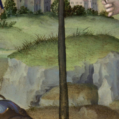 Una Visione Allegorica Di Un Cavaliere Raffaello Sanzio rph1 quadro stampato su tela
