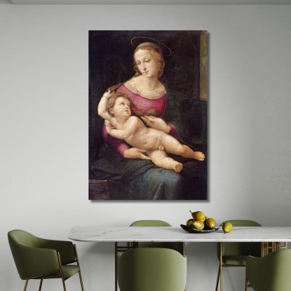 Madonna Di Bridgewater Raffaello Sanzio rph3 quadro stampato su tela