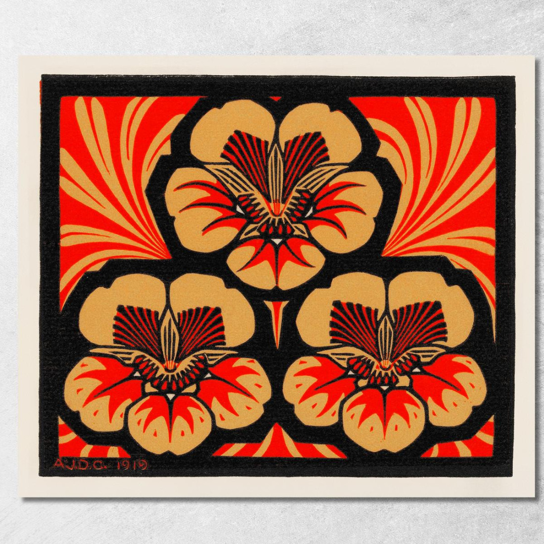 Ciliegia Dell'India Orientale Julie de Graag jdg20 quadro stampato su tela Ciliegia Dell'India Orientale Julie de Graag jdg20 quadro stampato su tela