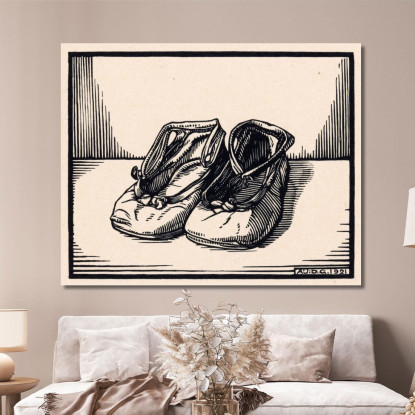 Paio Di Scarpe Julie de Graag jdg44 quadro stampato su tela