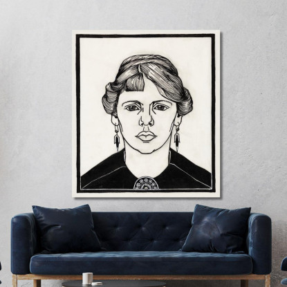 Ritratto Di Una Donna Julie de Graag jdg45 quadro stampato su tela