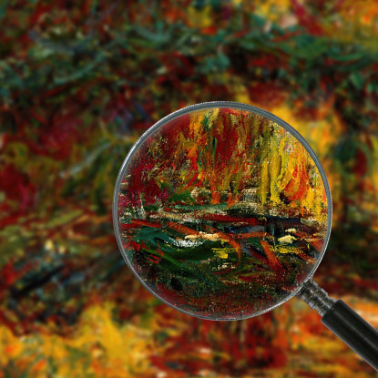 La Passerella Giapponese Giverny Claude Monet mnt326 quadro stampato su tela
