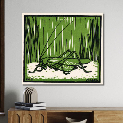 Cavalletta Julie de Graag jdg57 quadro stampato su tela