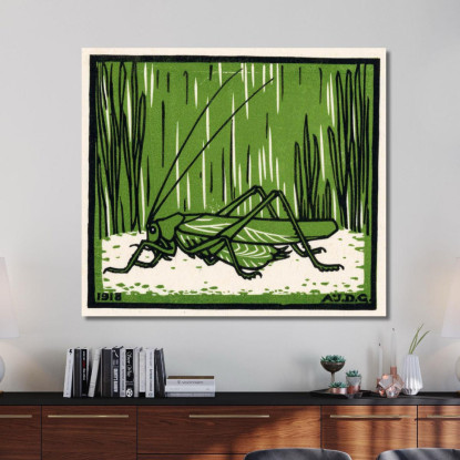 Cavalletta Julie de Graag jdg57 quadro stampato su tela