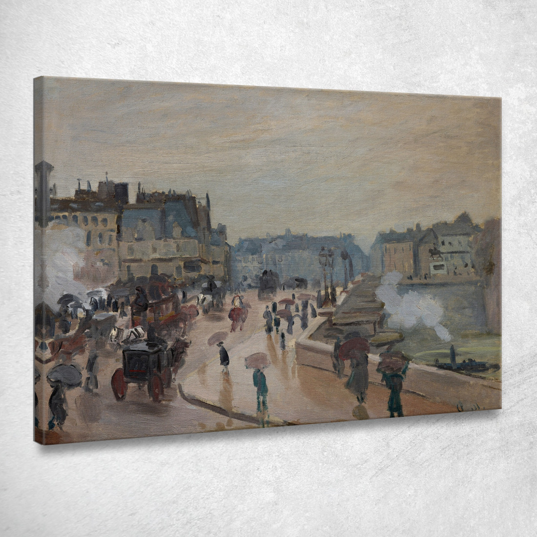 Il Pont Neuf Claude Monet mnt331 quadro stampato su tela