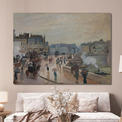 Il Pont Neuf Claude Monet mnt331 quadro stampato su tela