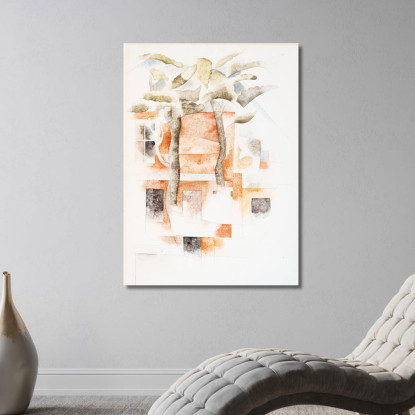 Case Delle Bermuda Viste Attraverso Gli Alberi Charles Demuth cdm5 quadro stampato su tela