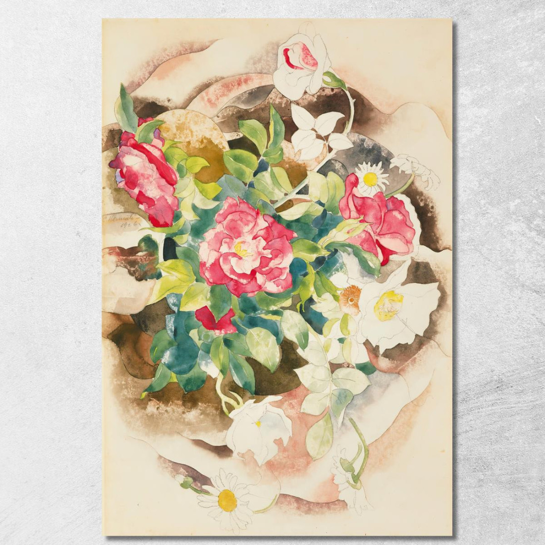 Rose Charles Demuth cdm45 quadro stampato su tela Rose Charles Demuth cdm45 quadro stampato su tela