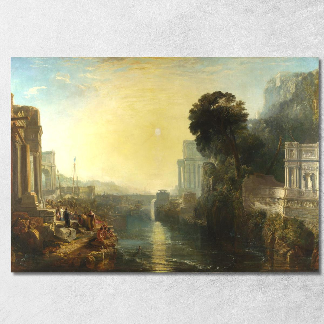 Didone Costruisce Cartagine Joseph Mallord William Turner jwt2 quadro stampato su tela