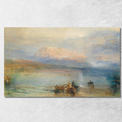 Il Rigi Rosso Joseph Mallord William Turner jwt13 quadro stampato su tela