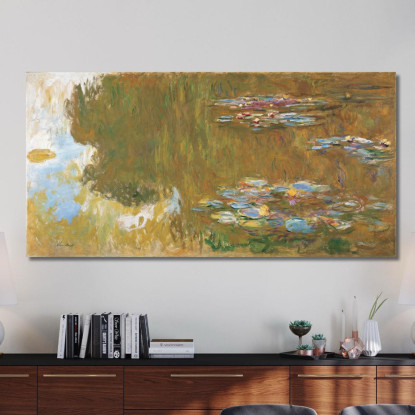 Lo Stagno Delle Ninfee Claude Monet mnt341 quadro stampato su tela