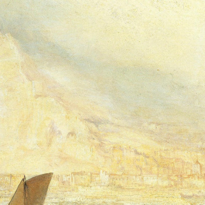 Pesca Con La Lenza Al Largo Di Hastings Joseph Mallord William Turner jwt70 quadro stampato su tela