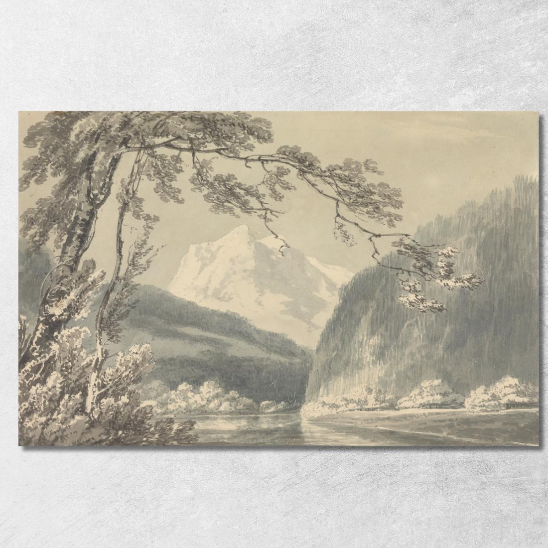 Vicino A Grindelwald Joseph Mallord William Turner jwt84 quadro stampato su tela Vicino A Grindelwald Joseph Mallord William Turner jwt84 quadro stampato su tela