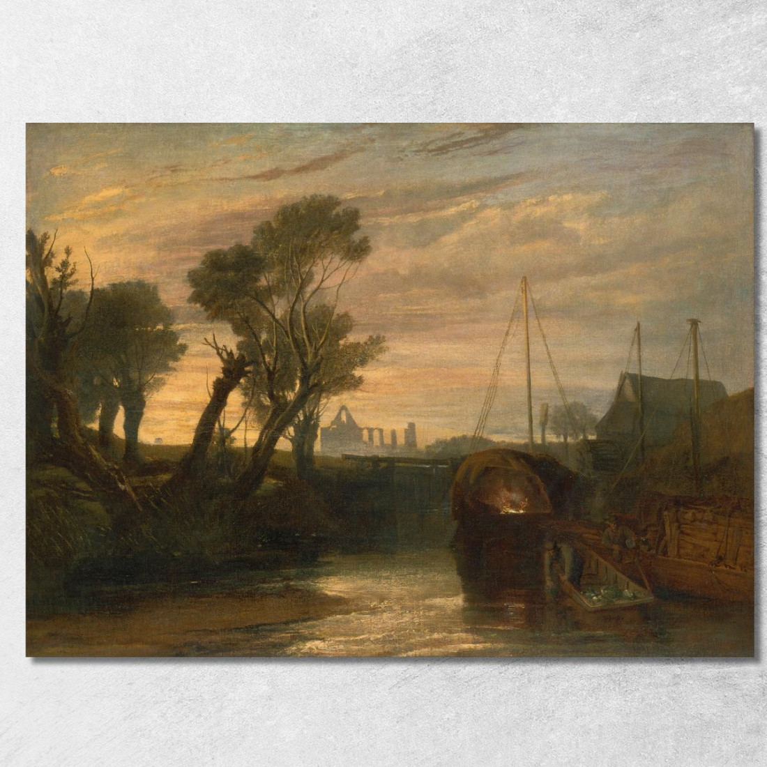 Abbazia Di Newark Joseph Mallord William Turner jwt85 quadro stampato su tela Abbazia Di Newark Joseph Mallord William Turner jwt85 quadro stampato su tela