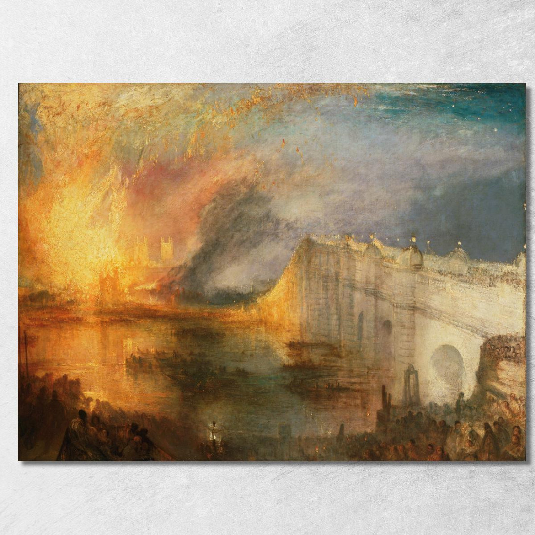 L'Incendio Delle Camere Dei Lord E Dei Comuni Il 16 Ottobre 1834 Joseph Mallord William Turner jwt124 quadro stampato su tela L'Incendio Delle Camere Dei Lord E Dei Comuni Il 16 Ottobre 1834 Joseph Mallord William Turner jwt124 quadro stampato su tela