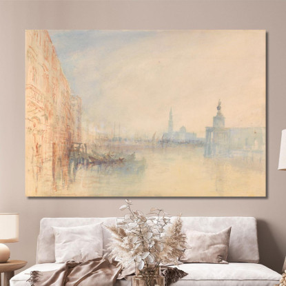 Venezia La Foce Del Canal Grande Joseph Mallord William Turner jwt145 quadro stampato su tela