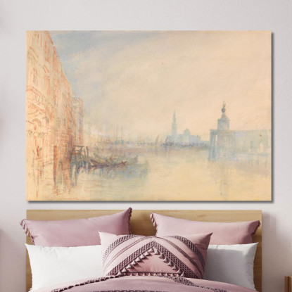Venezia La Foce Del Canal Grande Joseph Mallord William Turner jwt145 quadro stampato su tela