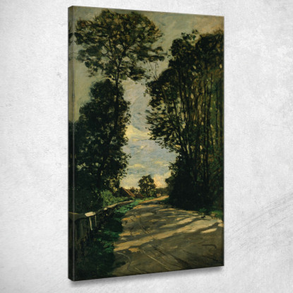 Passeggiata Strada Della Fattoria Saint-Siméon Claude Monet mnt357 quadro stampato su tela