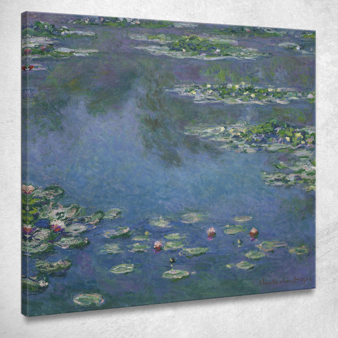 Ninfee Claude Monet mnt361 quadro stampato su tela Ninfee Claude Monet mnt361 quadro stampato su tela