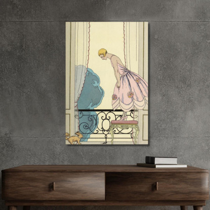Falbalas E Fronzoli La Souris George Barbier gbb49 quadro stampato su tela
