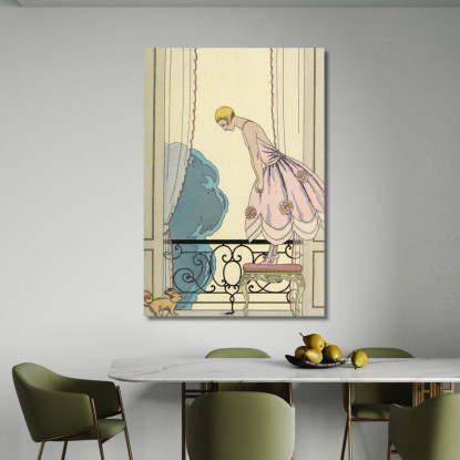 Falbalas E Fronzoli La Souris George Barbier gbb49 quadro stampato su tela
