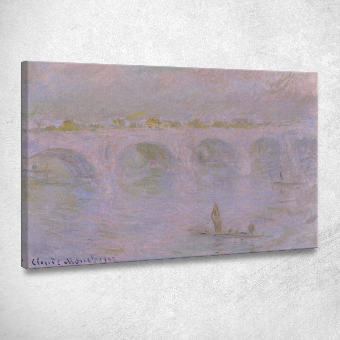 Ponte Waterloo A Londra Claude Monet mnt366 quadro stampato su tela Ponte Waterloo A Londra Claude Monet mnt366 quadro stampato su tela