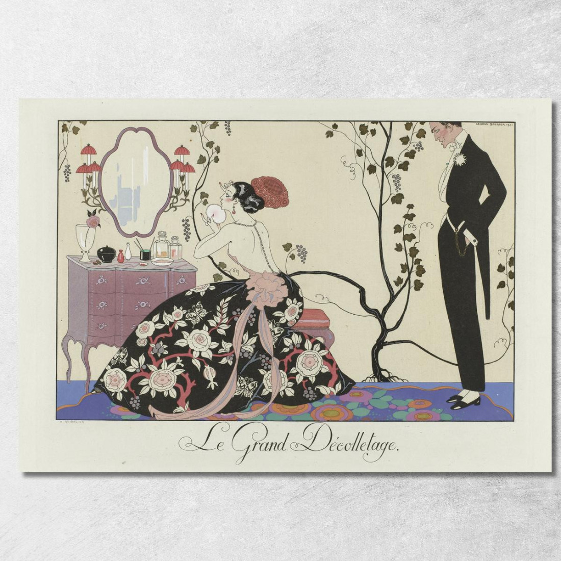 Gioia Di Vivere La Felicità Del Giorno O Le Grazie Della Moda George Barbier gbb64 quadro stampato su tela Gioia Di Vivere La Felicità Del Giorno O Le Grazie Della Moda George Barbier gbb64 quadro stampato su tela