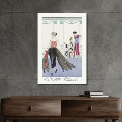 La Toilette Deliziosa George Barbier gbb89 quadro stampato su tela