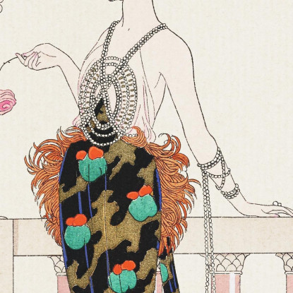 Lasciami Partire Da Les Feuillets D'Art George Barbier gbb93 quadro stampato su tela