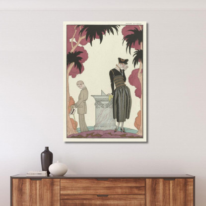 La Meridiana George Barbier gbb96 quadro stampato su tela