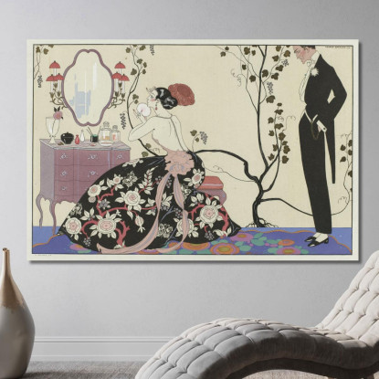 Il Gran Décolleté George Barbier gbb105 quadro stampato su tela