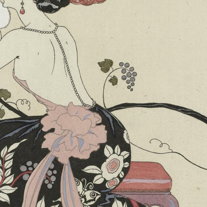 Il Gran Décolleté George Barbier gbb105 quadro stampato su tela