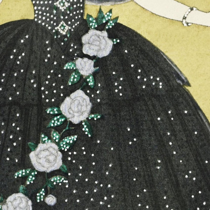 La Signora Ida Rubinstein In La Signora Delle Camelie George Barbier gbb138 quadro stampato su tela