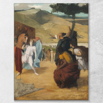 Alessandro E Bucefalo 1861 Edgar Degas edg3 quadro stampato su tela