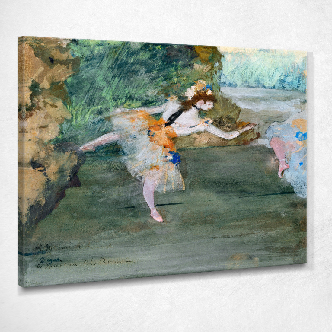 Ballerina Sul Palco Edgar Degas edg11 quadro stampato su tela Ballerina Sul Palco Edgar Degas edg11 quadro stampato su tela