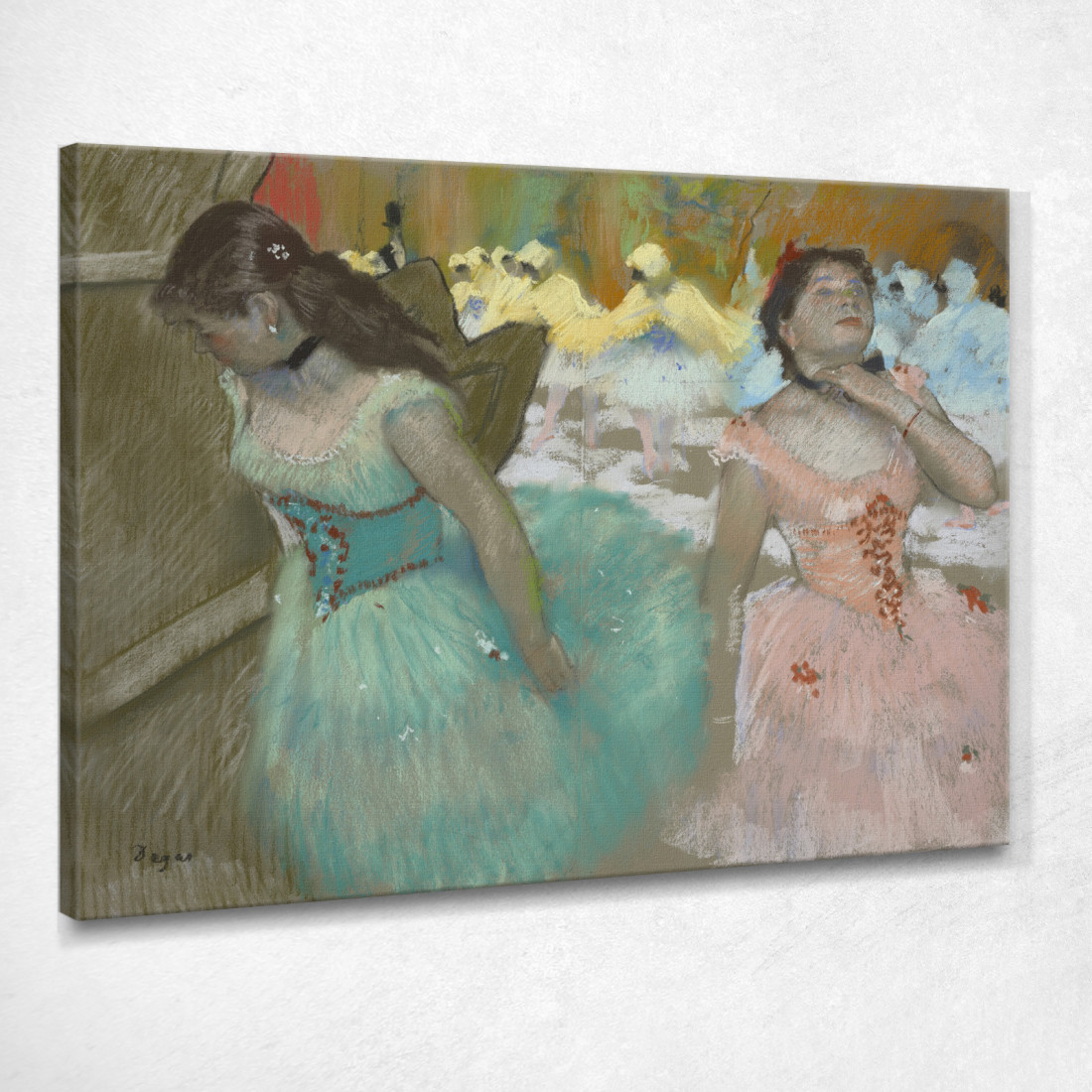 Ingresso Delle Ballerine Mascherate 1879 Edgar Degas edg25 quadro stampato su tela Ingresso Delle Ballerine Mascherate 1879 Edgar Degas edg25 quadro stampato su tela