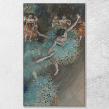 Ballerina Ondeggiante 1877 Edgar Degas edg31 quadro stampato su tela