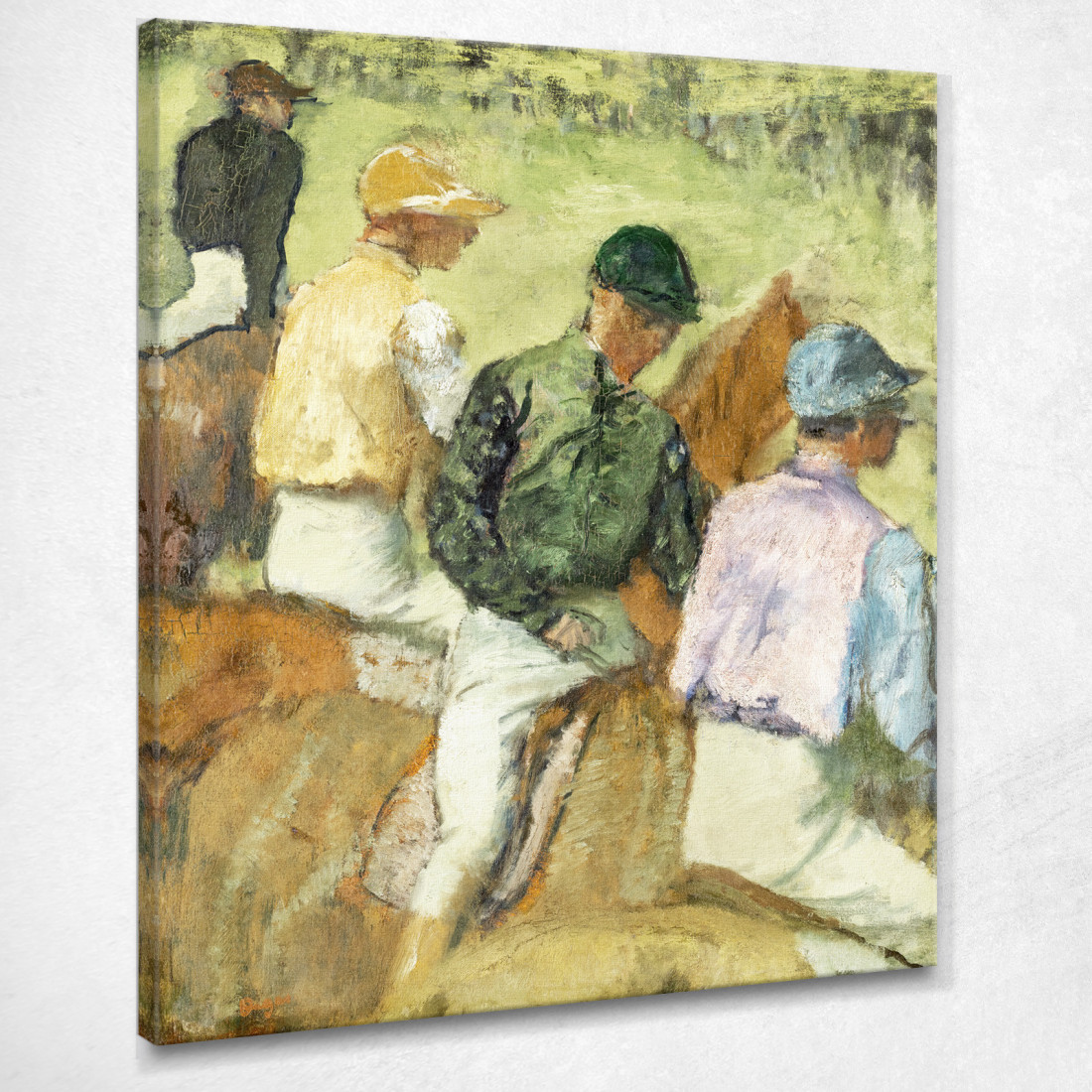 Quattro Fantini 1889 Edgar Degas edg35 quadro stampato su tela Quattro Fantini 1889 Edgar Degas edg35 quadro stampato su tela