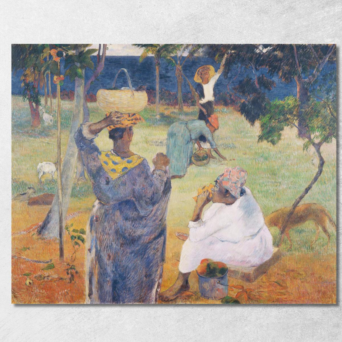 Gli Alberi Di Mango Martinica Paul Gauguin pgg133 quadro stampato su tela