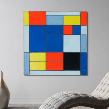 Composizione C Piet Mondrian pmn5 quadro stampato su tela