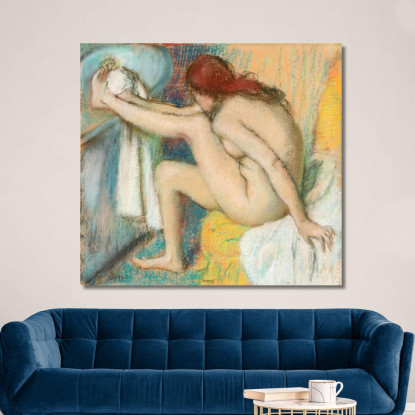 Donna Nuda Donna Che Si Asciuga Il Piede Edgar Degas edg51 quadro stampato su tela