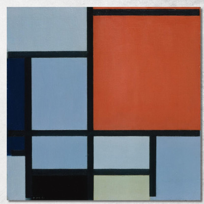 Composizione Piet Mondrian pmn33 quadro stampato su tela