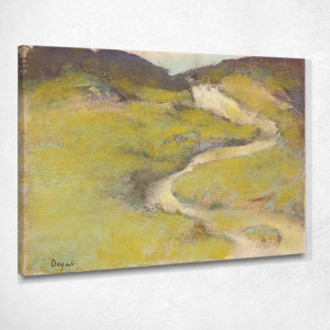 Percorso In Un Campo 1890 Edgar Degas edg64 quadro stampato su tela Percorso In Un Campo 1890 Edgar Degas edg64 quadro stampato su tela