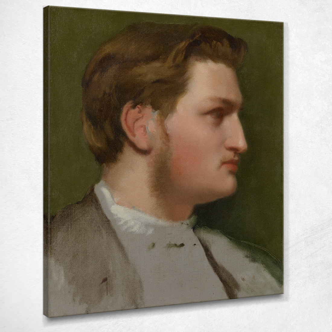 Ritratto Di Paolo Valpincon Edgar Degas edg66 quadro stampato su tela Ritratto Di Paolo Valpincon Edgar Degas edg66 quadro stampato su tela