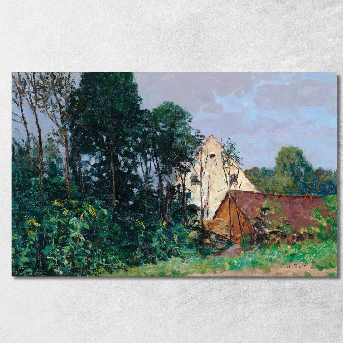 Atmosfera Serale Alfred Zoff azf13 quadro stampato su tela Atmosfera Serale Alfred Zoff azf13 quadro stampato su tela