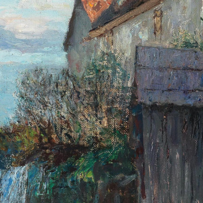 Motivo Di Una Ferriera Della Stiria Alfred Zoff azf49 quadro stampato su tela