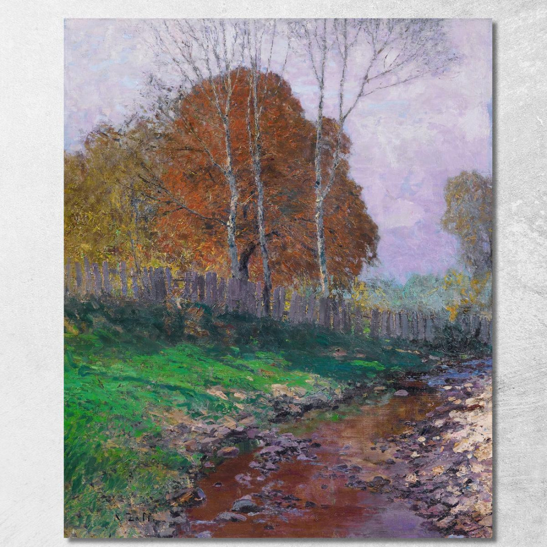 L'Autunno Nella Valle Di Krems Alfred Zoff azf64 quadro stampato su tela L'Autunno Nella Valle Di Krems Alfred Zoff azf64 quadro stampato su tela